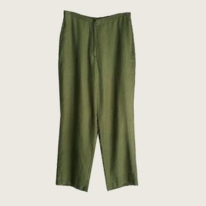 L.L. Bean Wide Leg Linen Pants